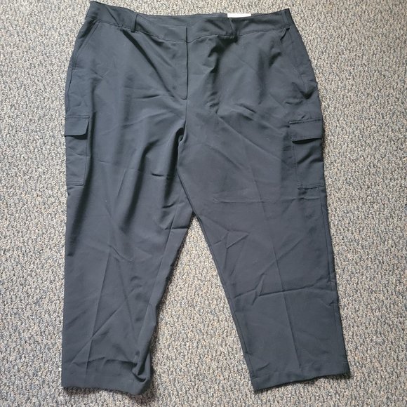 NWT Lane Bryant Black Perfect Drape Dress Pants Size 26 - Picture 2 of 12